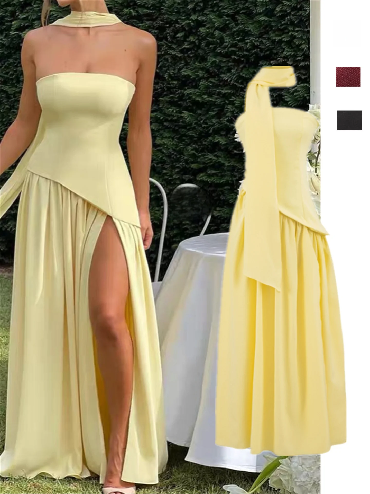 Sexy Bandeau Gown W… - image