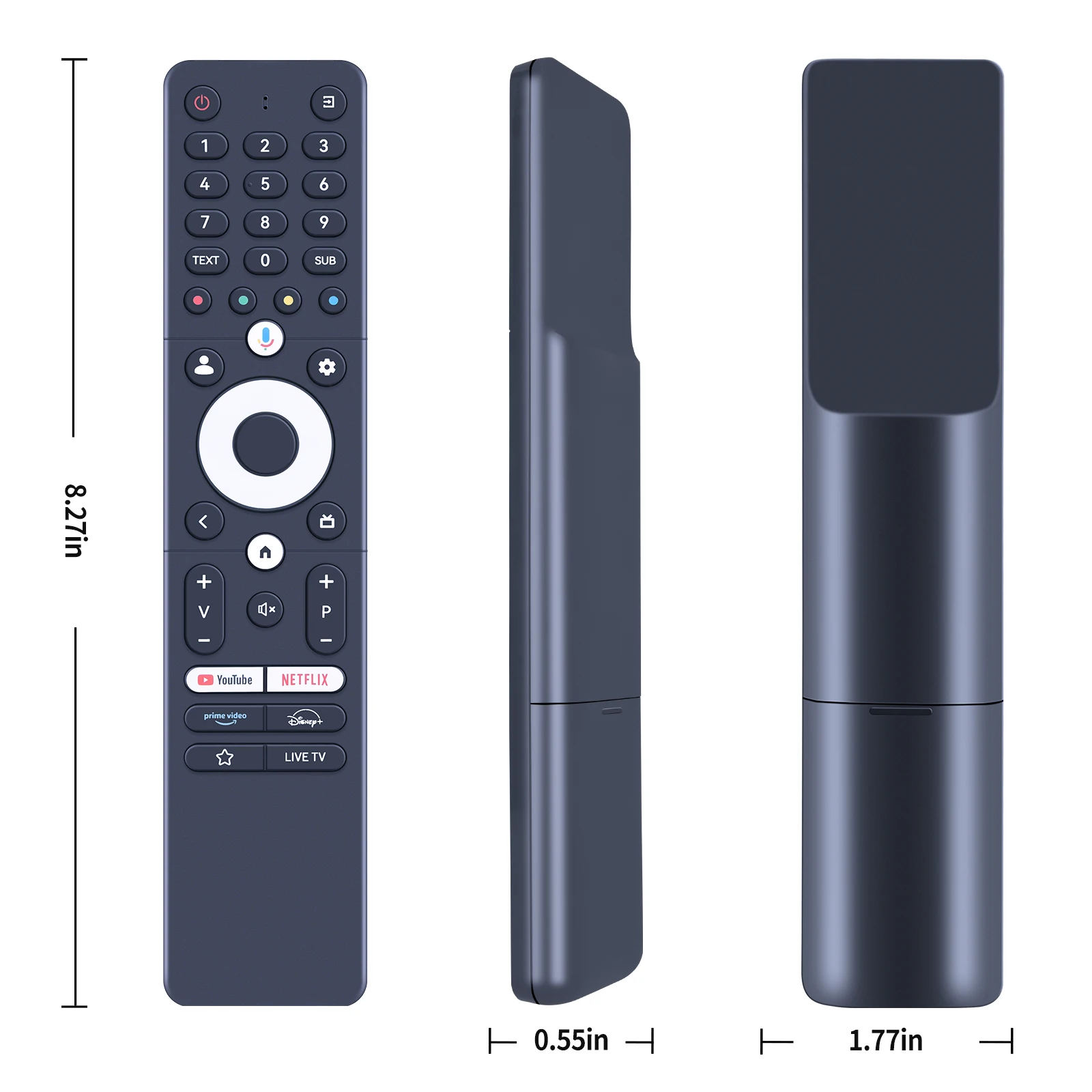 音声制御付きスマートテレビ用リモコン,sanycubic, caixun