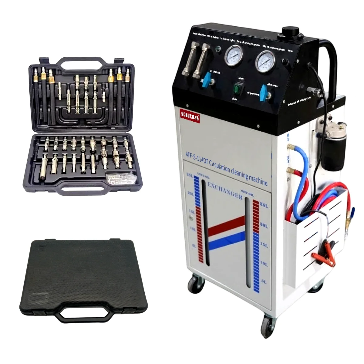 

Schucars S-114 ATF Auto Car Care Equipment Fully Automatic Transmission Circulation Cleaning Machine