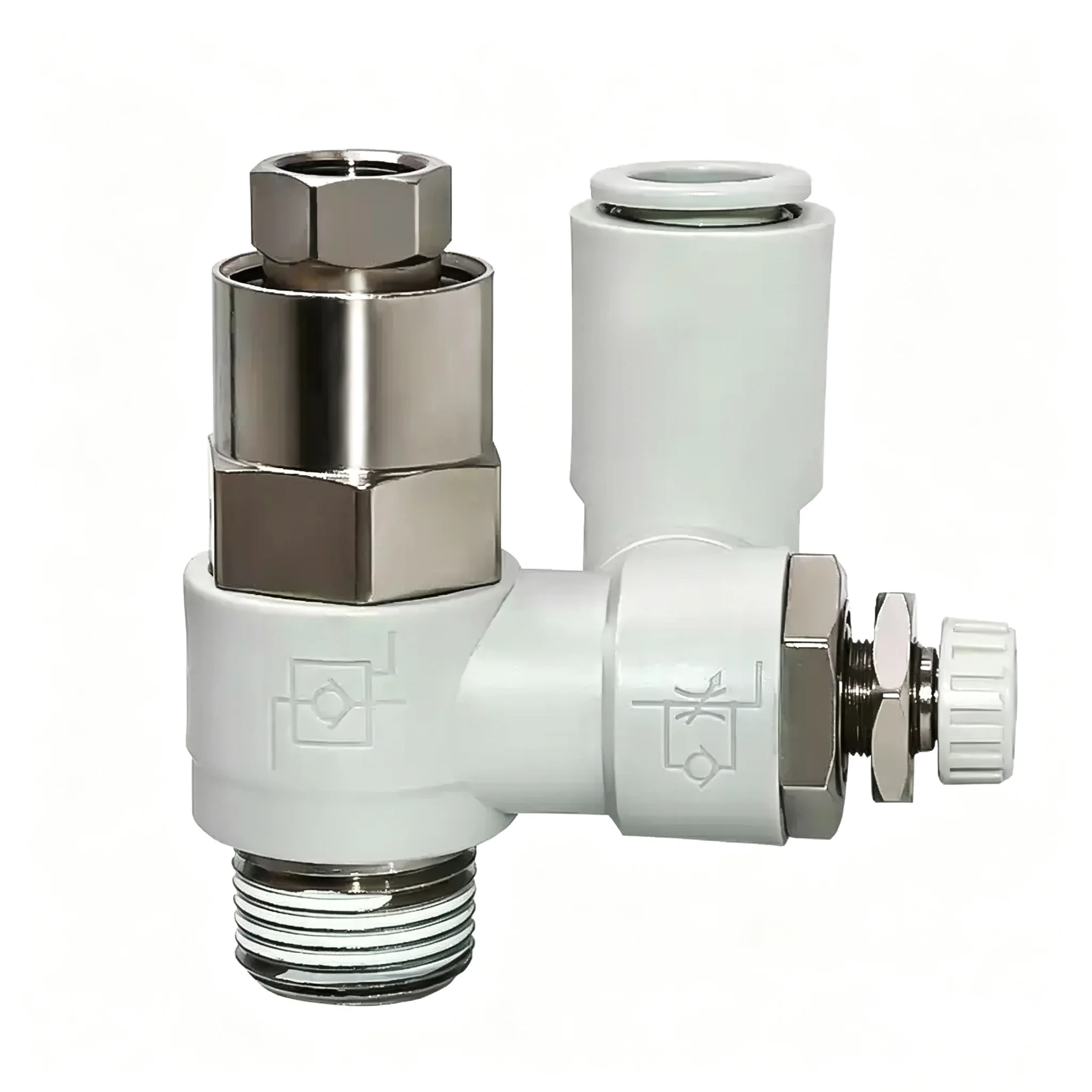 Detalhe 4 de Válvula solenoide Pilot Check Valve Speed Control Valve Quick Connector ASP330F-01-06S 08S ASP430F-02-06S 08S ASP530F-03-08S 10S ASP630F-04-10S Outras válvulas