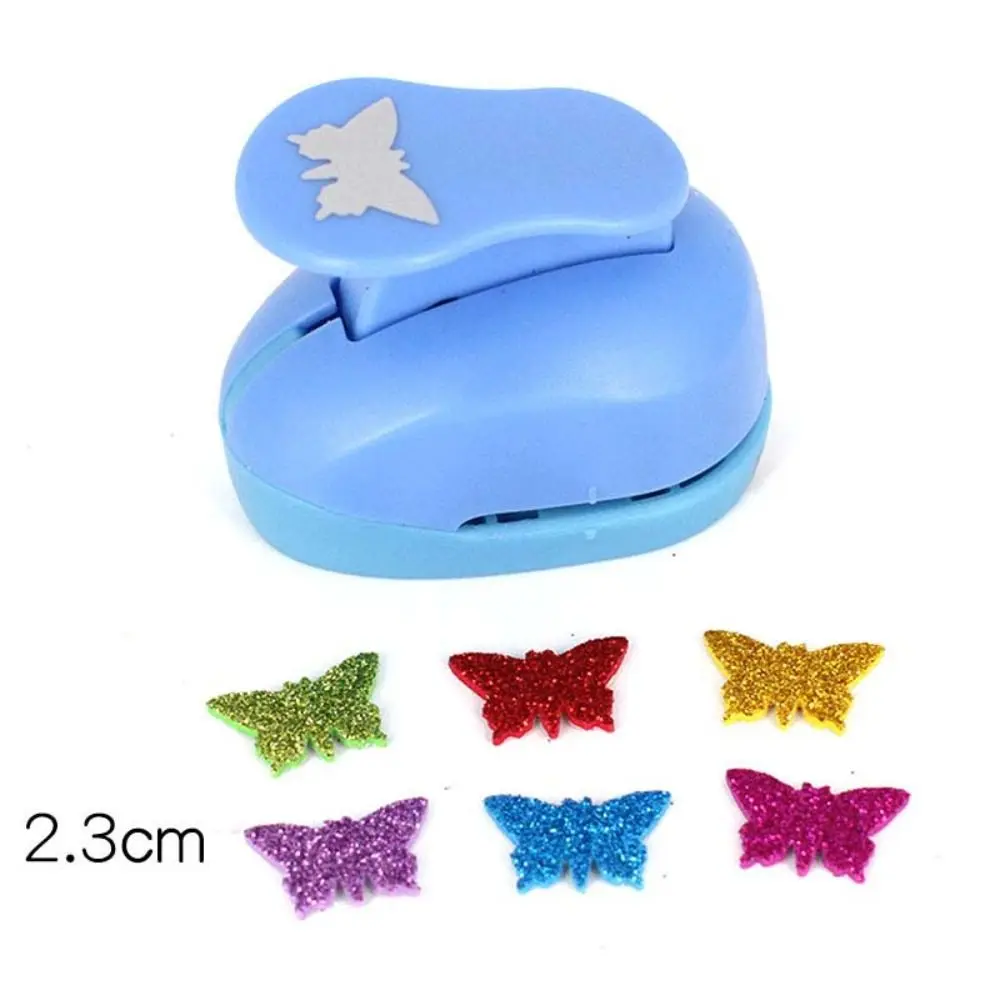 Random Color Flower Furador Labor Saving Large Size DIY Embossing Punches Cutting Craft Heart Paper Cutting Hole Punch