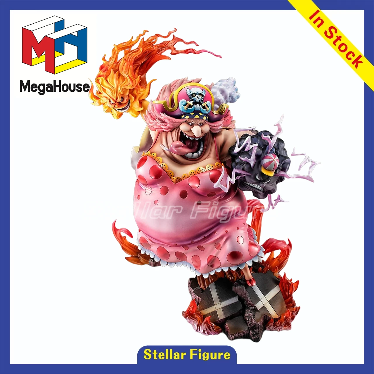 

【SF】In Stock MegaHouse Portrait.Of.Pirates ONE PIECE Charlotte Linlin Figures Model Collection Gift