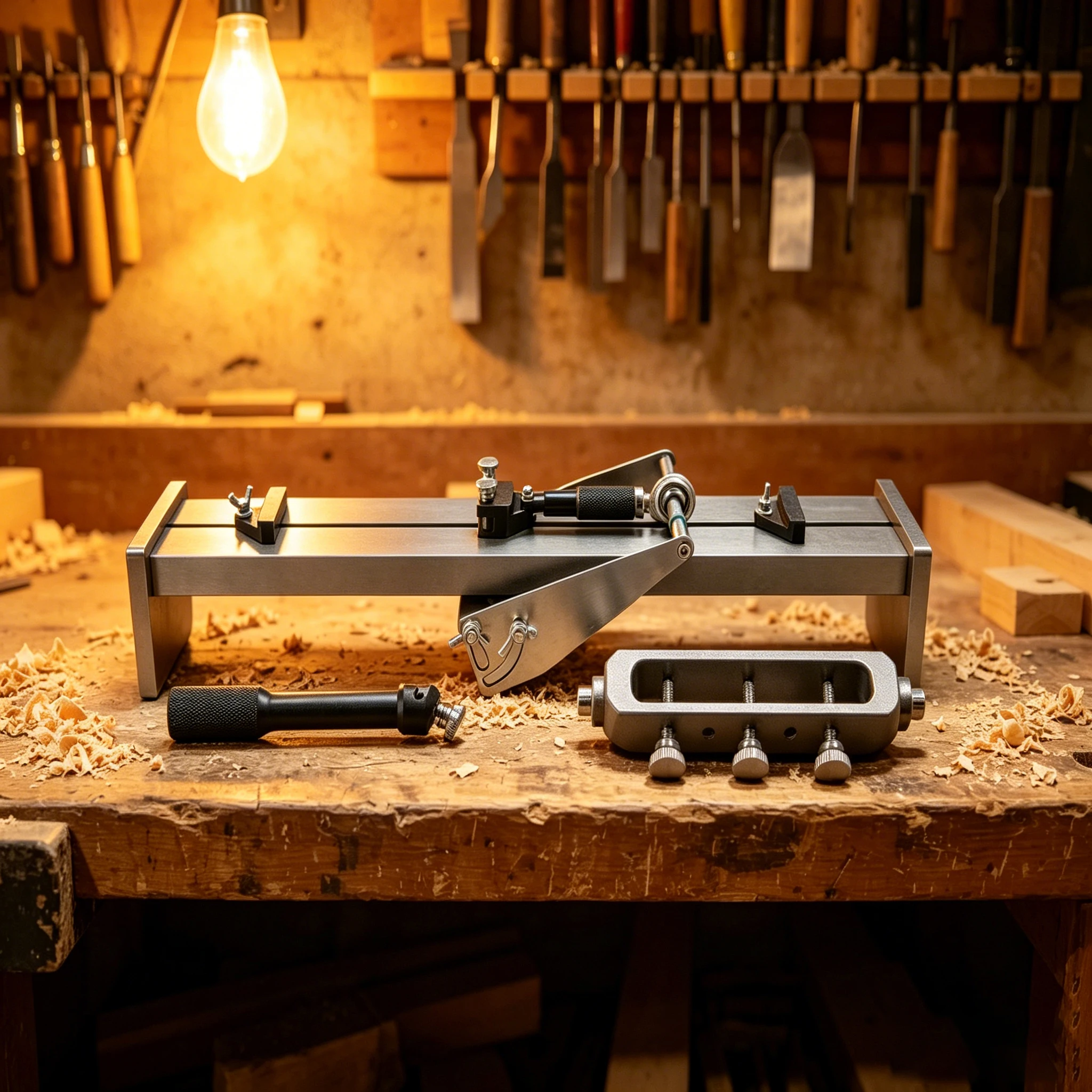 Aluminum Knife Sharpening Frame - Professional Fixed Angle Sharpener for Scissors, Planer, Chisel Manual Whetstone Grinder Tool