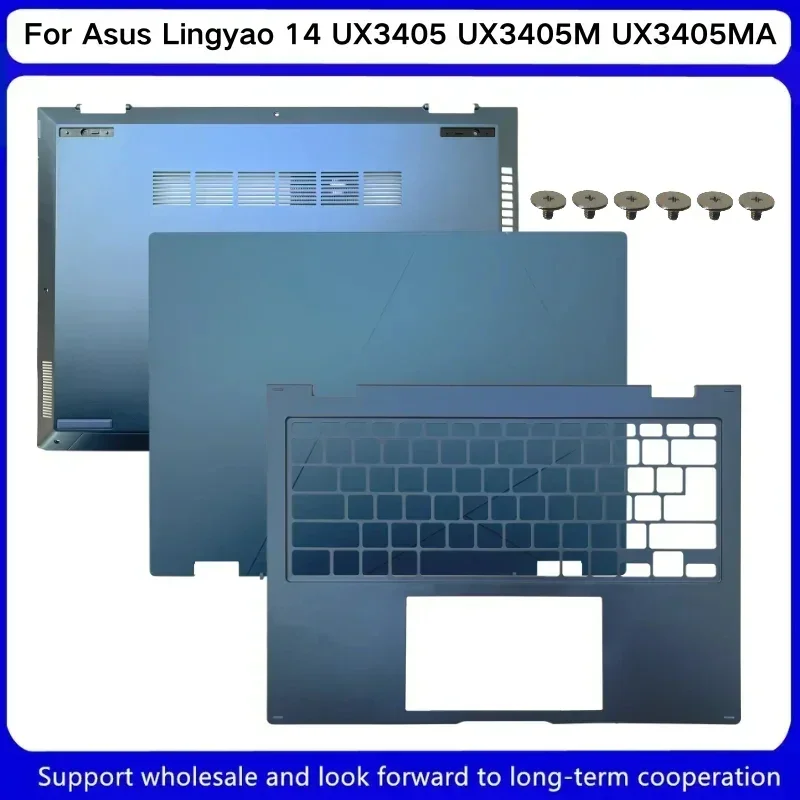 Nuevo para Asus Lingyao 14 UX3405 UX3405M UX3405MA C funda LCD contraportada cubierta superior reposamanos cubierta inferior Base A C D Shell