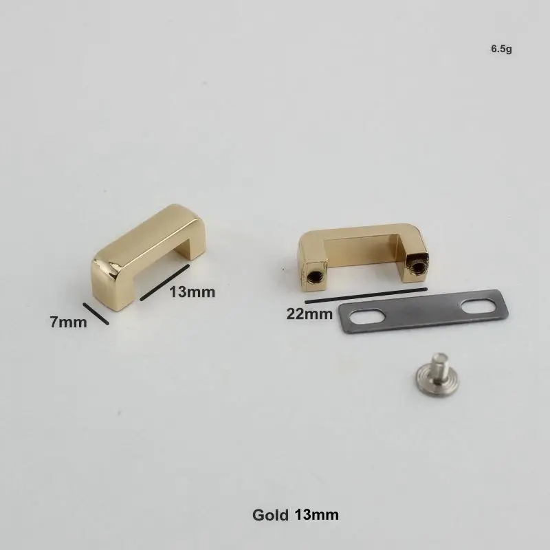 10-50pcs 5colors 13mm 16mm 18mm 25mm 31mm handbag/bag silver light gold metal accessory,arch bridge connector hanger bags parts