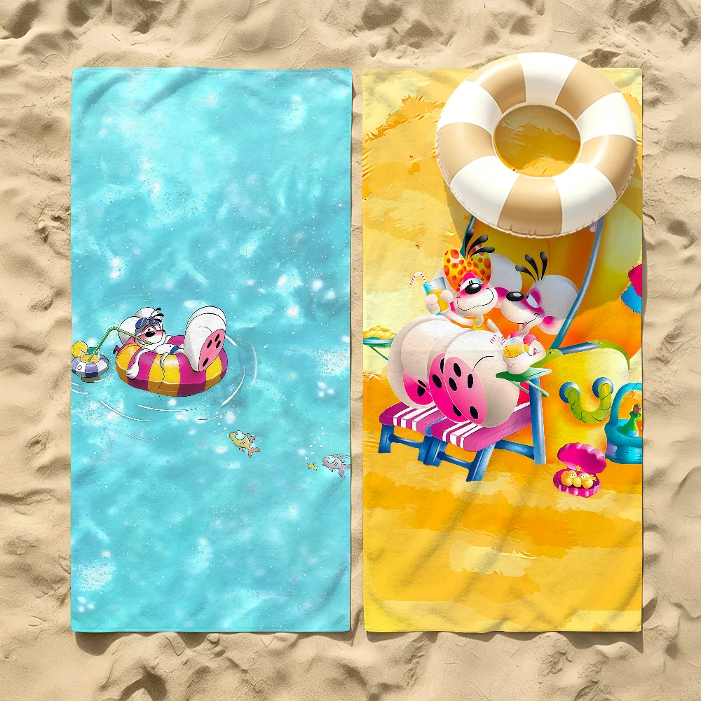 Cartoon Diddl Towel Towels For Beaches Yoga Studios Gyms Hot Springs Swimming Pools And Picnics