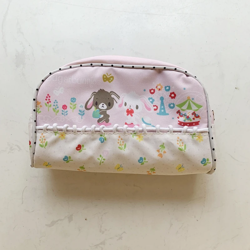 Sugarbunnies-Trousse à crayons d'école mignonne, sac à stylos en poudre, trousse de maquillage Anime, sacs de rangement pour cosmétiques, trousse de beauté