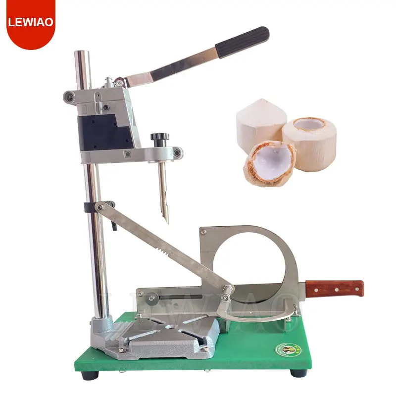 New Design Green Tender Coconut Peeling Trimming Machine Coconut Opening Machine