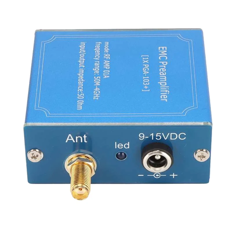 Probe Signal Amplifier 50M‑4Ghz Wideband Plug And Play DC 9‑15V High Gain LNA Module For Communication System