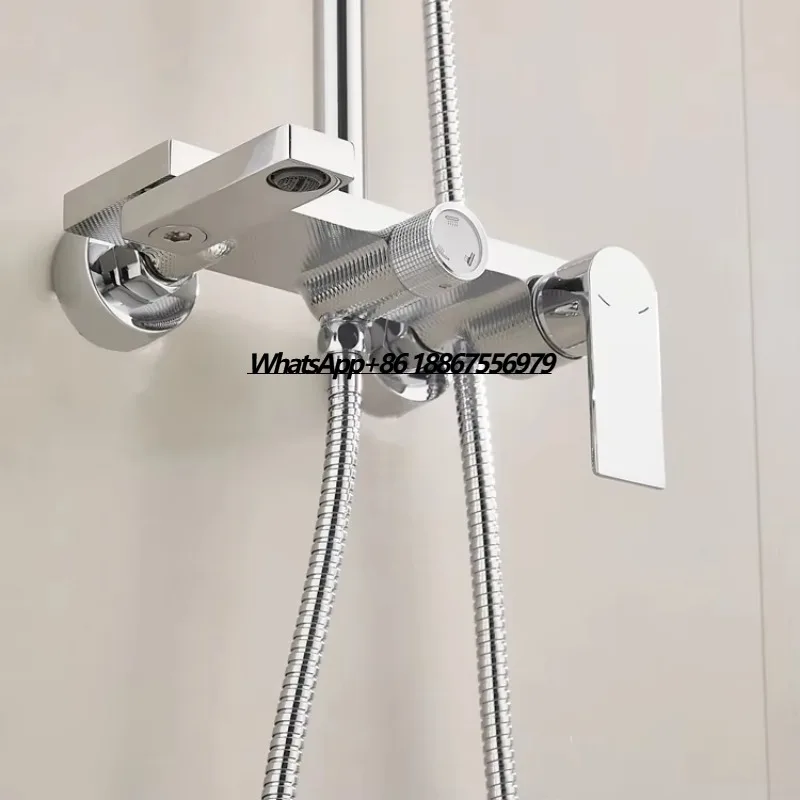 

New High Quality Shower Faucet with Handheld Brass Shower System Bathroom Shower Set