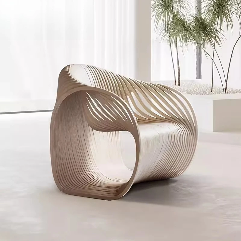 

Furniture New Design Solid Wood Armchair Living Room Sofa Modern Furniture Luxury Armchair Designer Accent Chair