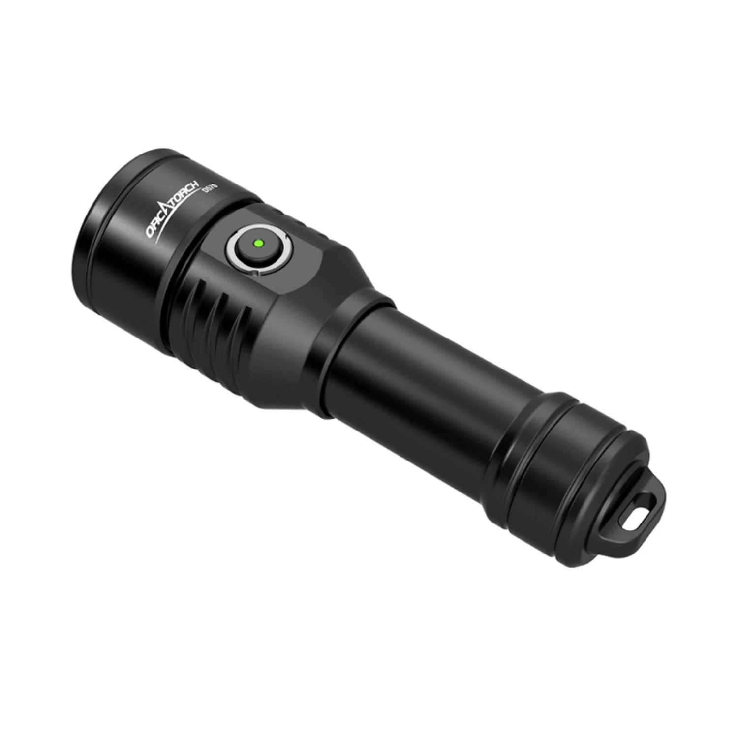 ORCATORCH D570-GL Powerful Scuba Diving Flashlight White Green Lantern Rechargeable LED Flashlight Professional Dive Torch Light