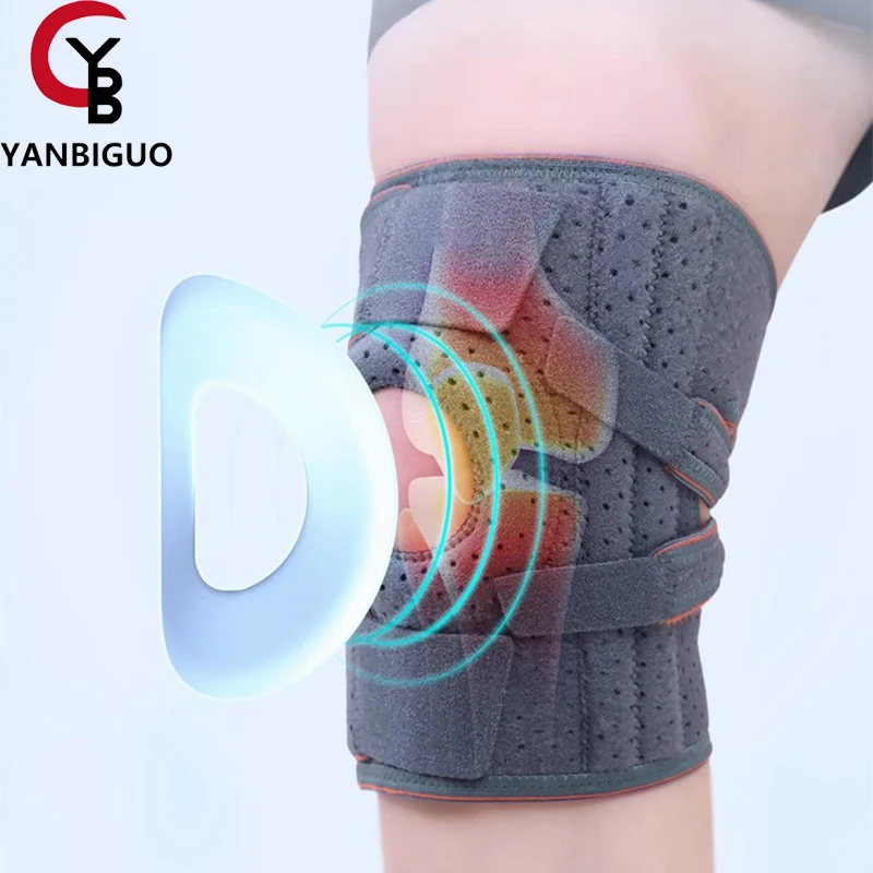 

YANBIGUO Knee Brace with Side Stabilizers & Patella Gel Pads for Knee Support,Perfect for Running, Basketball, Play Tennis
