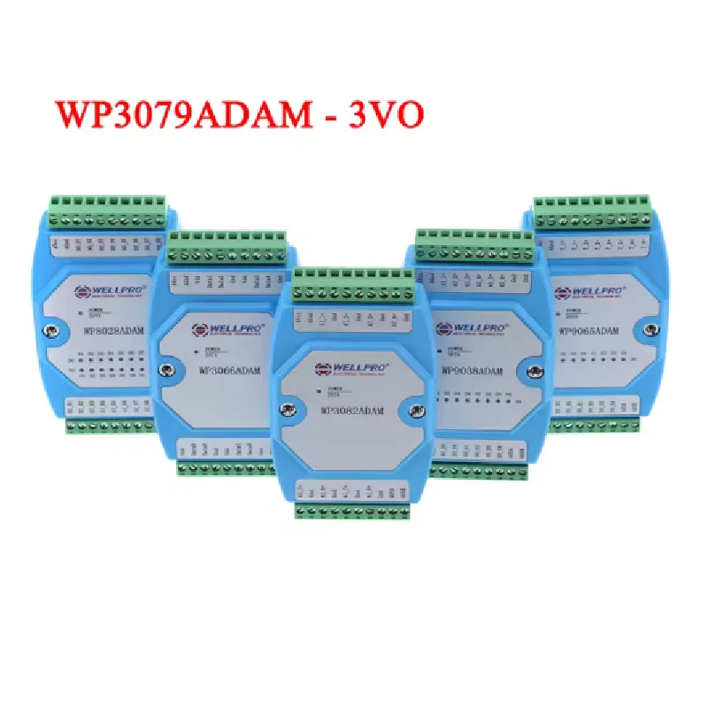 0-10V Analog Module/3 Channel Voltage Output RS485 MODBUS RTU Communication Protocol -WP3079ADAM