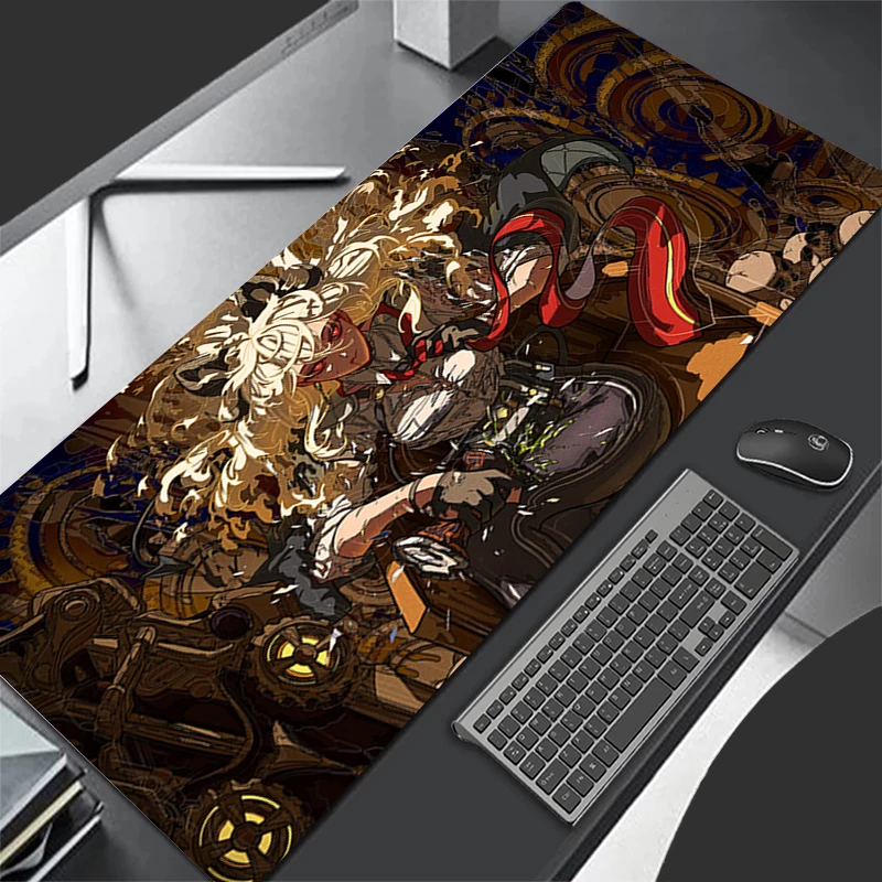 لوحة ماوس مطاطية ملحقات الألعاب ألعاب الكمبيوتر Wuthering Waves Zani Cabinet Carpets مكتب الكمبيوتر حصيرة مكتبية لوحة المفاتيح #2