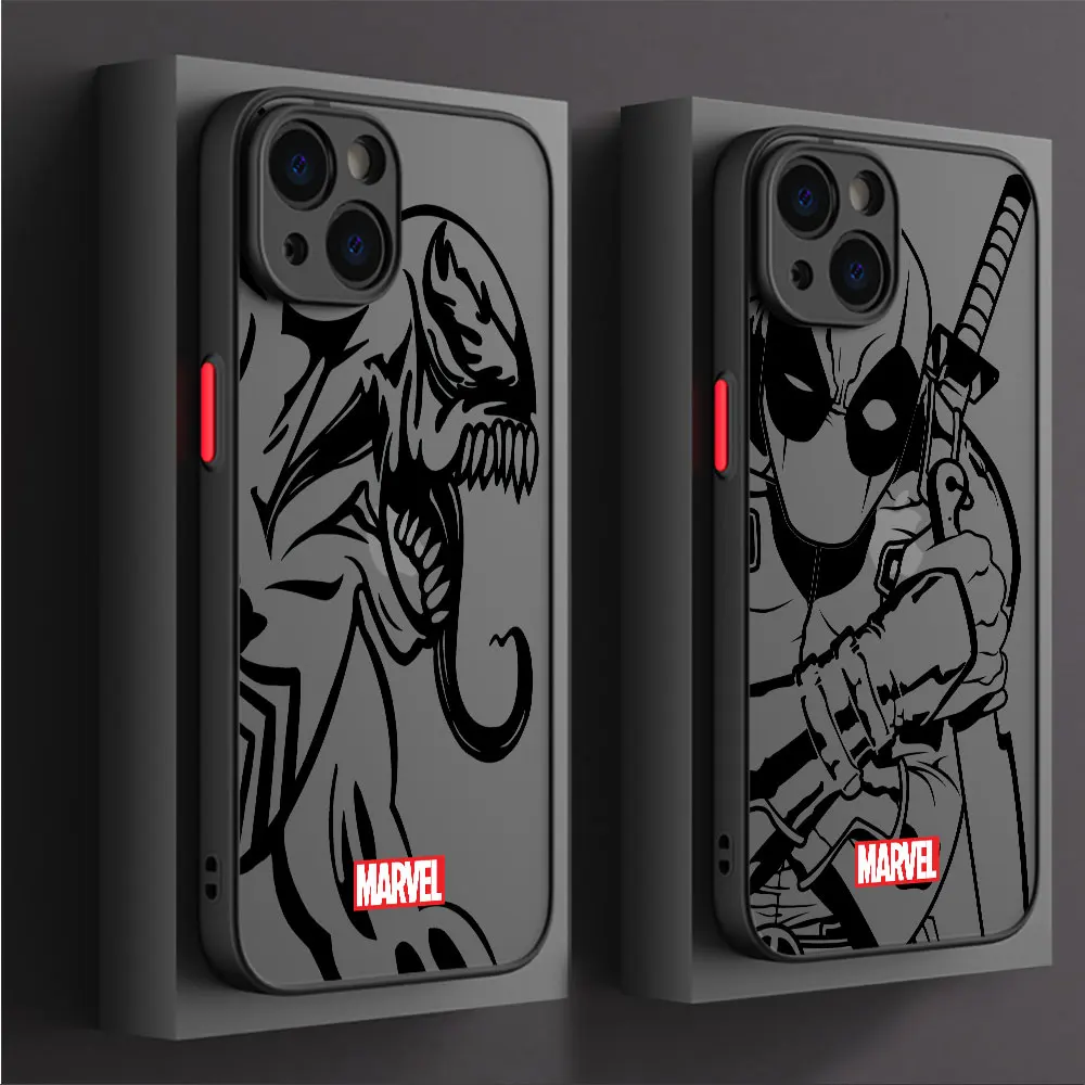 Marvel Spider Man Case for Apple iPhone 11 XS X 7 6S Plus SE 12 Mini 8 13 15 Pro Max XR 14 Plus 12 Pro XS Soft Coque Shell Cover