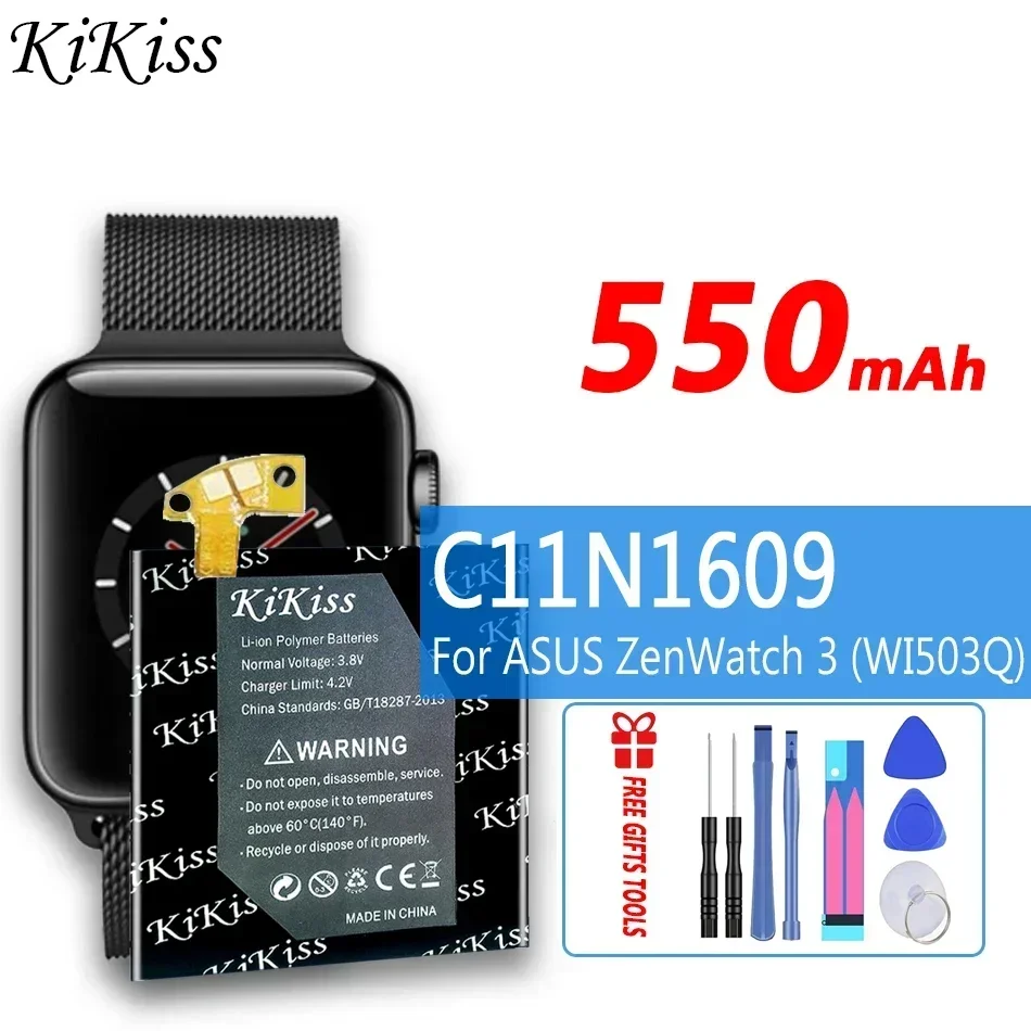Аккумулятор для часов ASUS ZenWatch 3 (WI503Q) ZenWatch3 C11N1609, аккумуляторы для умных часов, аккумуляторная батарея