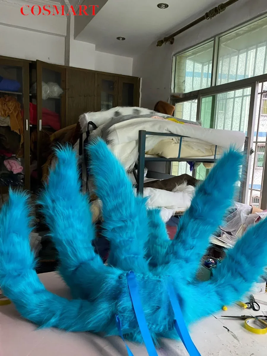 

COSMART LOL Ahri Spirit Blossom Ahri Cosplay Tail Ahri Prop 9 Tail Cosplay