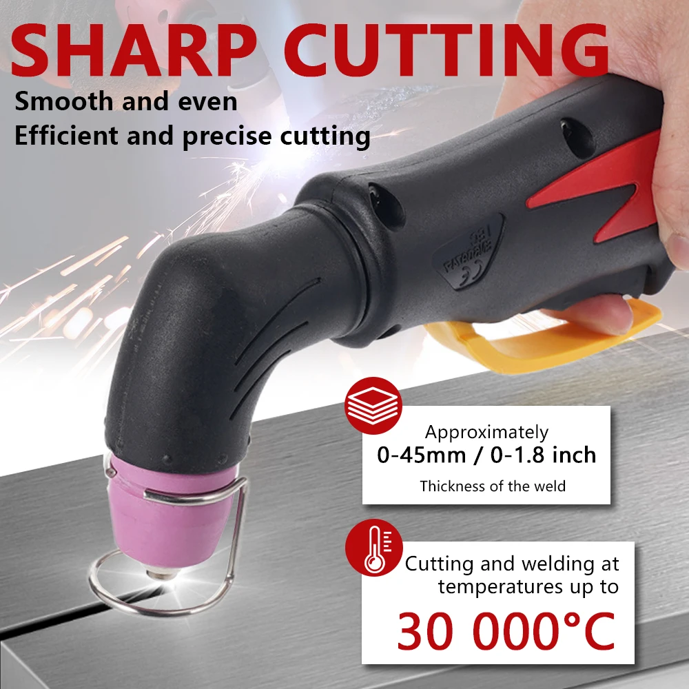 

AG60 Torch SG55 Torch Plasma Cutter Gun with/without Pilot Arc Plasma Torch 60A Air Cooled Plasma Cutting Torch