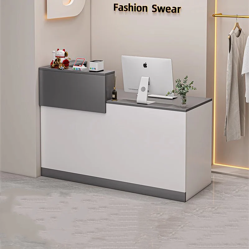 

Hair Salon Cashier Reception Desk Counter Decorations Beauty Salon Modern Reception Desks Luxury Hotel Commercial Furniture