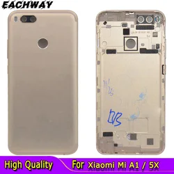 For Xiaomi Mi A1 Battery Cover A1 Rear Door Back Housing Case For Xiaomi Mi 5X A1 Battery Cover With Power Volume Button Replace