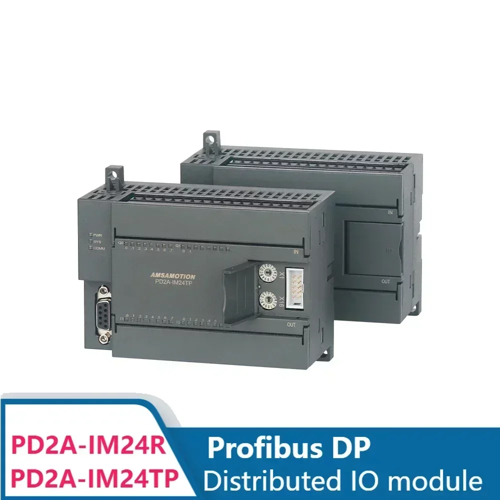 Profibus DP Remote Distributed I/O Module Protocol Digital 14I 10O Signal Acquisition PD2A-IM24R PD2A-IM24TP For Siemens Slave