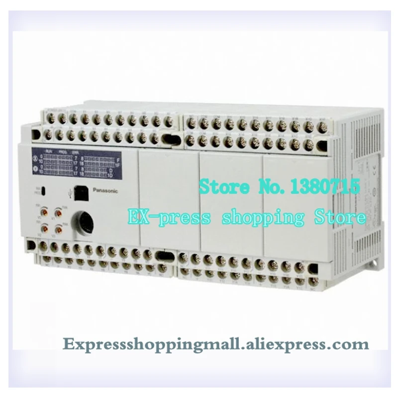 New AFPX-C60TD PLC 24VDC 32 DC Input Points 28 NPNoutput Points FP-X Control Unit