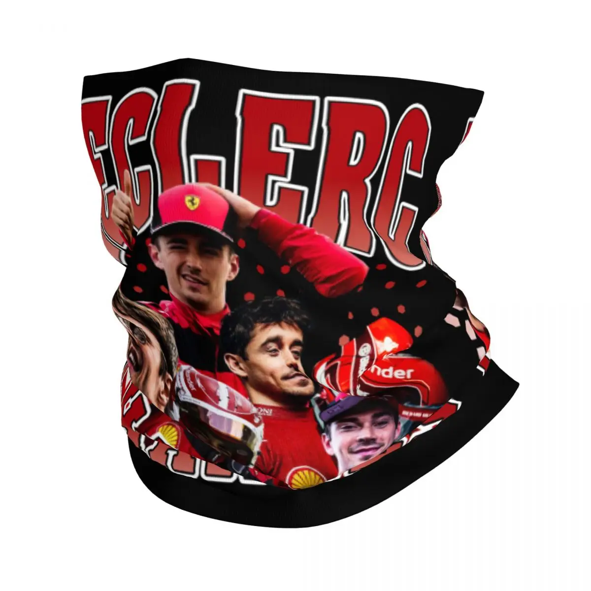 F1 Charles Leclerc Balaclavas Riding accessori per ciclismo Bandana Neck ghetta Racing Driver Wrap sciarpa Rider maschera per il viso traspirante