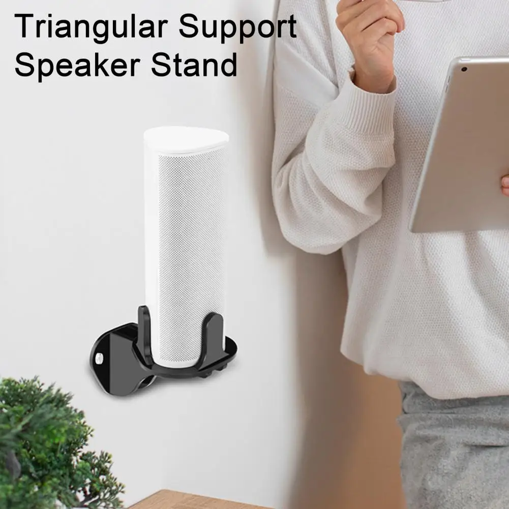 Настенное крепление для динамика Акриловая подставка для динамика с треугольной опорой для настенного монтажа Высокая стабильность Простая установка для Roam