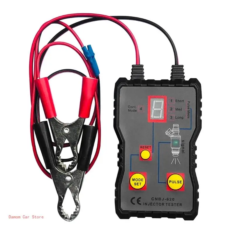 Injector Tester & Adapter for Diagnosis and Cleaning of Injectors DIY Battery System Scan Tool