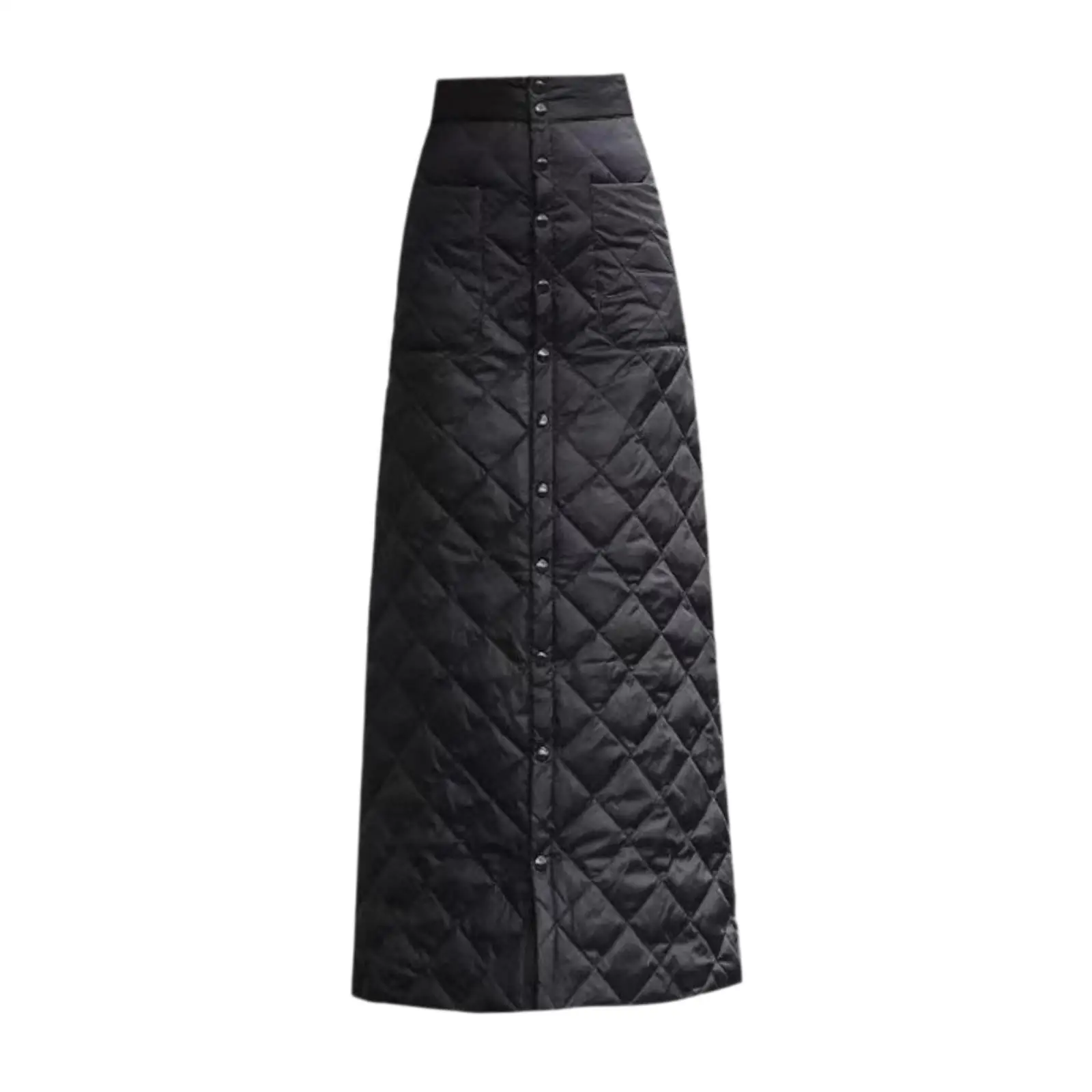 Women Down Skirt Soft Windproof High Waist for Dating Commuting Themed Party L