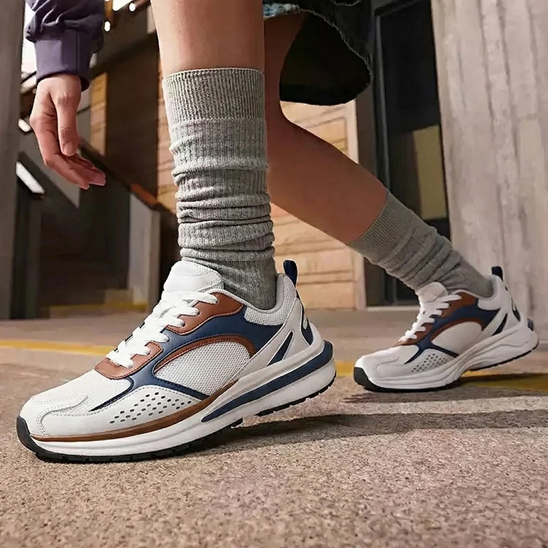 

Новые мужские повседневные спортивные кроссовки с увеличенной высотой подошвы, износостойкие, дышащие, модные и универсальные, для бега.