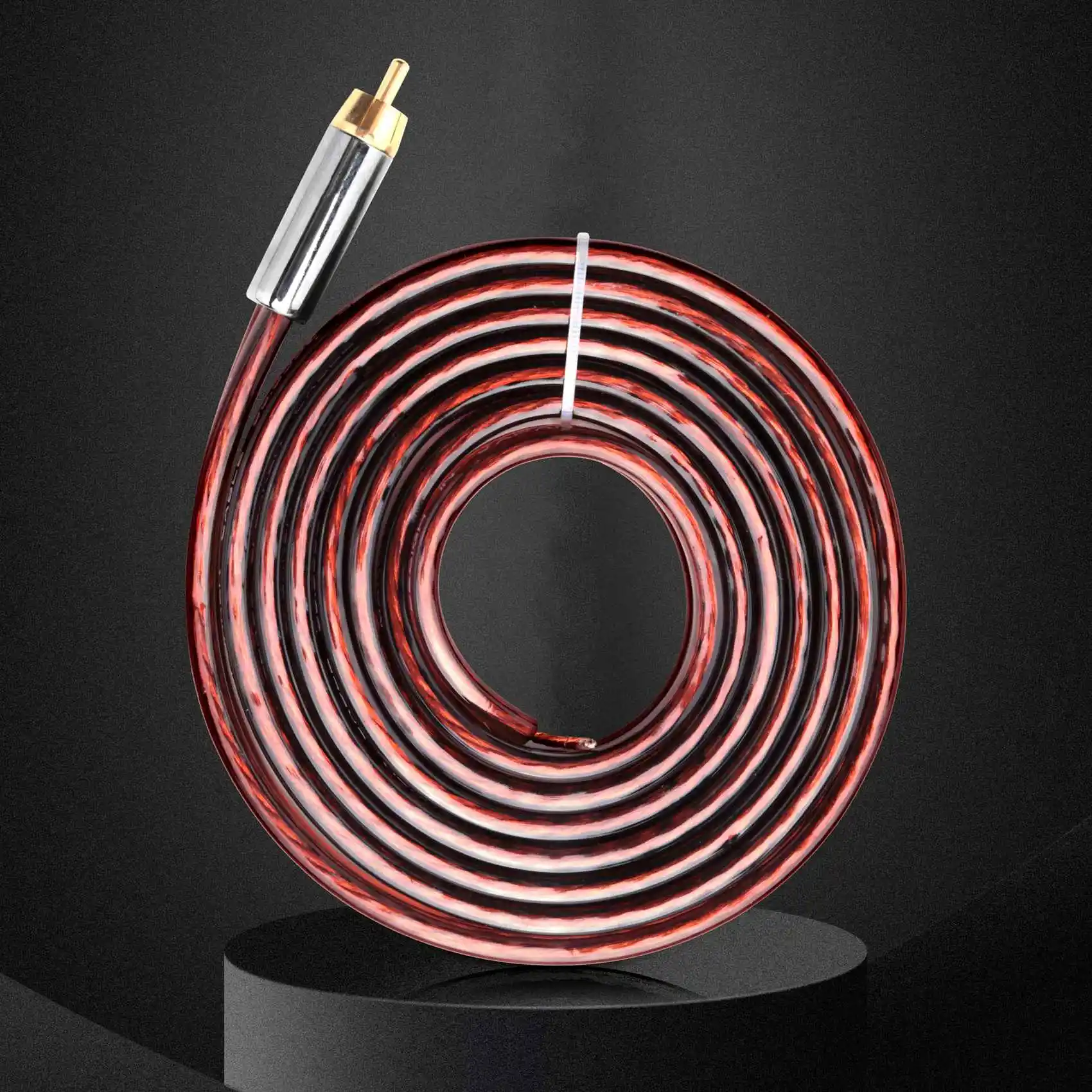 สายลําโพง RCA สายลําโพงเปลือยสายปลั๊ก RCA เปลี่ยนปลั๊ก RCA เชื่อมต่ออะแดปเตอร์เป็น Bare Wire เปิด Audio Video