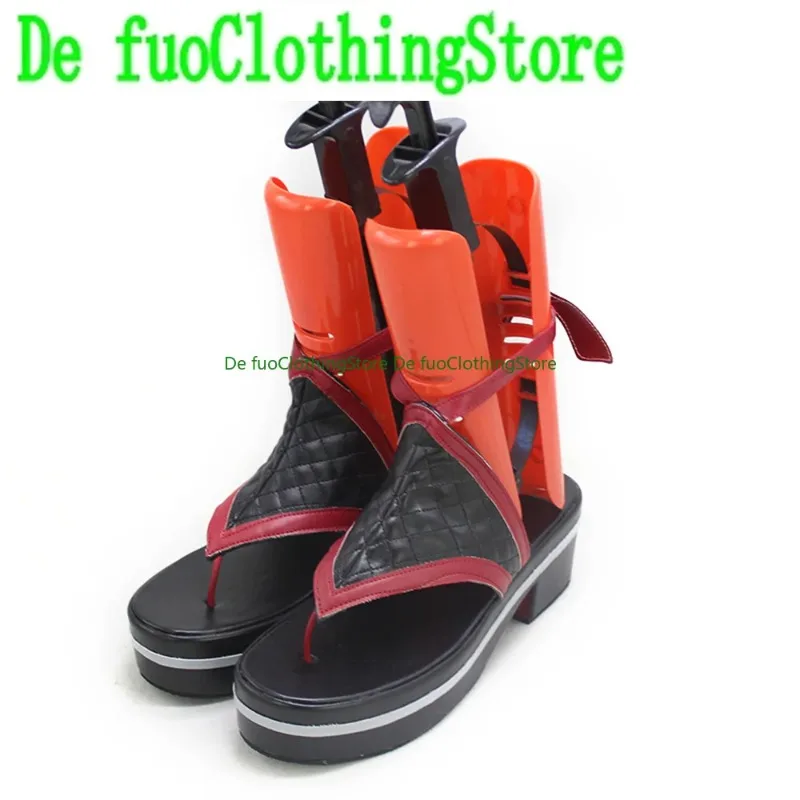 Defuo Genshin Impact Shinobu Cosplay Shoes Boots GameAnime  Role-playing Halloween Party Props Shoes Boots