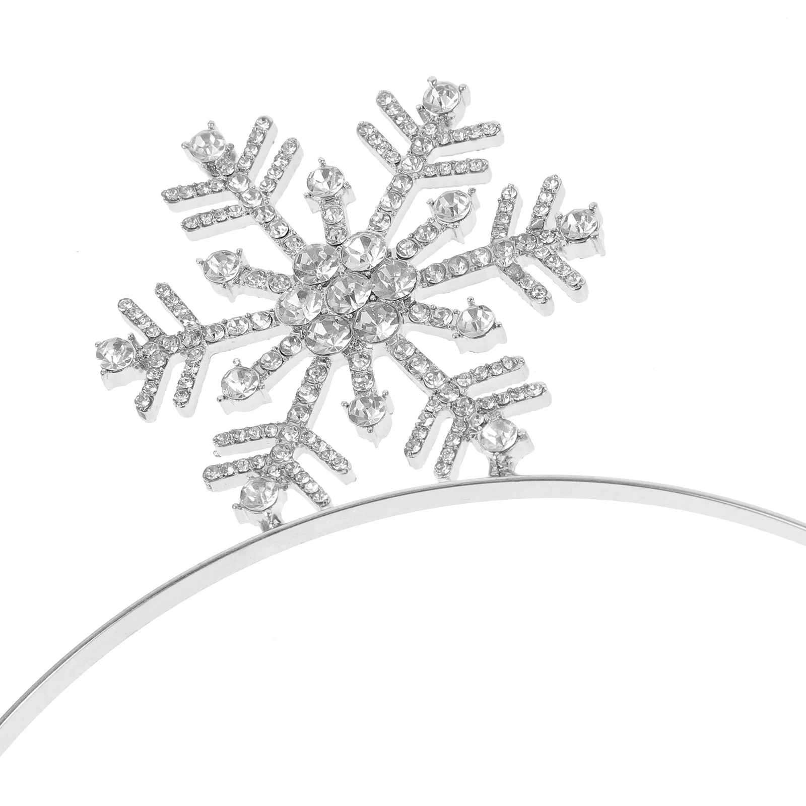 

3 Pcs Snowflake Hairband Rhinestone Headband Holiday Party Accessories for Women Jewelry Accessory