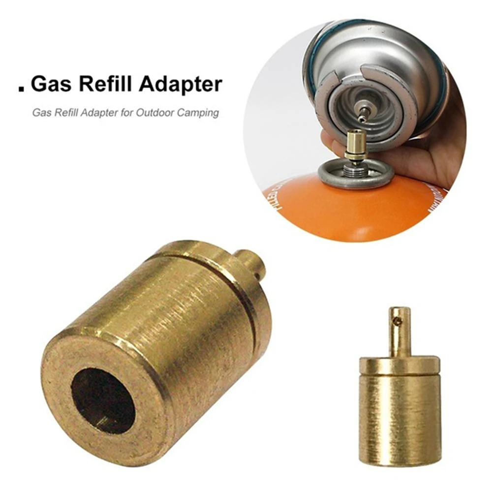 

Outdoor Portable Inflate Butane Canister Tank Accessories Camping Stove Adaptor Gas Refill Refill Adapter Gas Cylinder