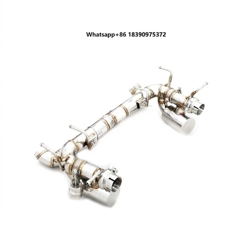Stainless Steel Mirror Polished 1.5mm Thickness Exhaust Downpipe High-Performance Upgraded Exhaust Pipe   h003