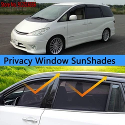 Sun Shade Shading Protection Window SunShades Sunshield Accseeories For Toyota Previa Estima Tarago ACR30 XR30 XR40 2000 - 2005