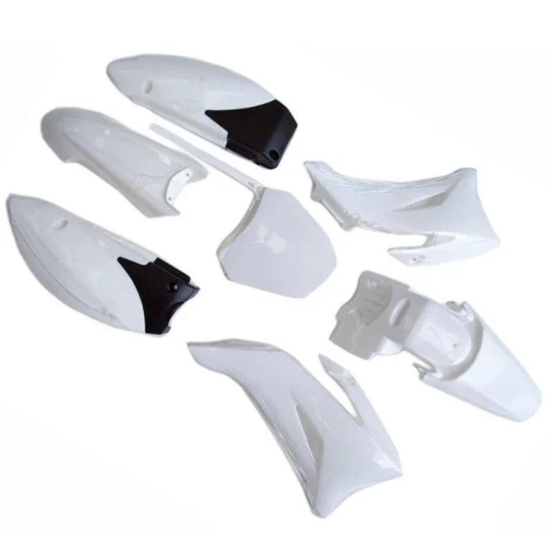 White Plastics Fender Fairing Kit For Yamaha TTR 110 110cc Atomik Dirt Bike Off Road