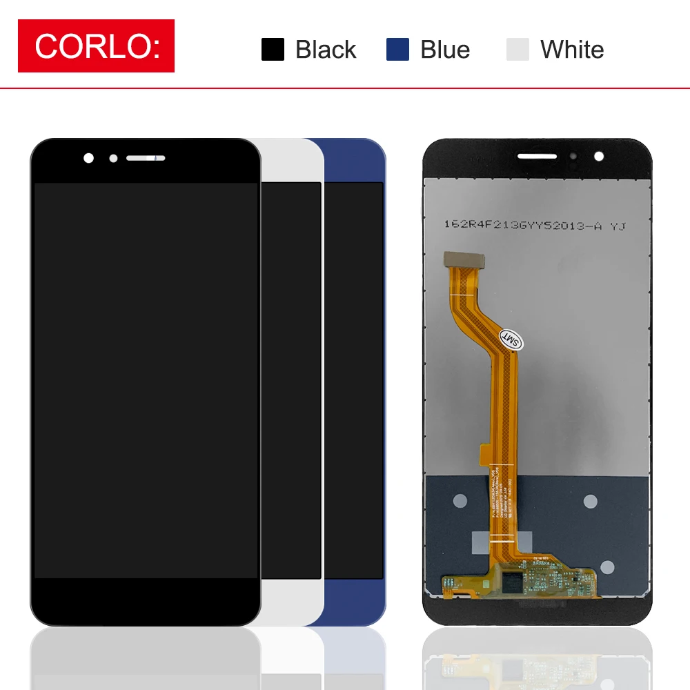 5.2\'\' For Honor 8 LCD FRD-L19 FRD-L09 Display Touch Screen Digitizer Assembly Replacement For Honor 8 LCD Frame