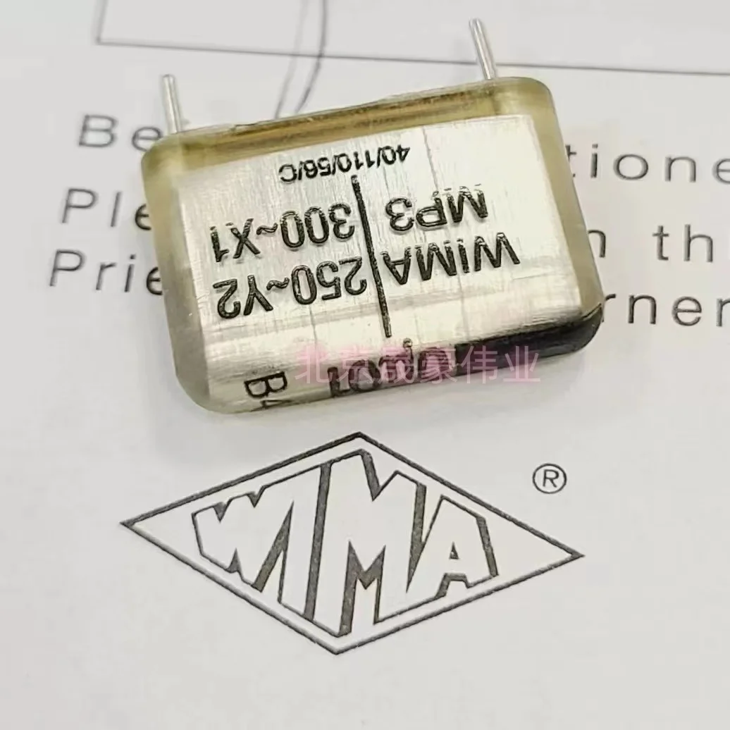 5pcs  WIMA MP3 250~Y2 300~X1 0.01UF250VAC 103 10NF 0U01 Film Capacitor P=15MM