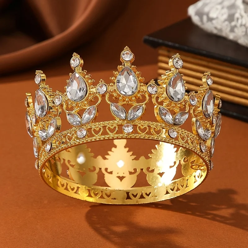 Baroque Crystal Tiaras And Crowns Headband For Women Party Prom Diadem Bridal Wedding Hair Accessories Jewelry Crown Tiara Gift