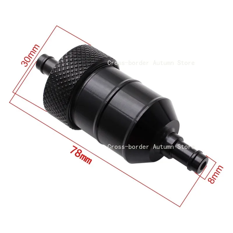 Oil cup 8mm universal, car filter CNC aluminum alloy filter, carburetor modification parts accessories
