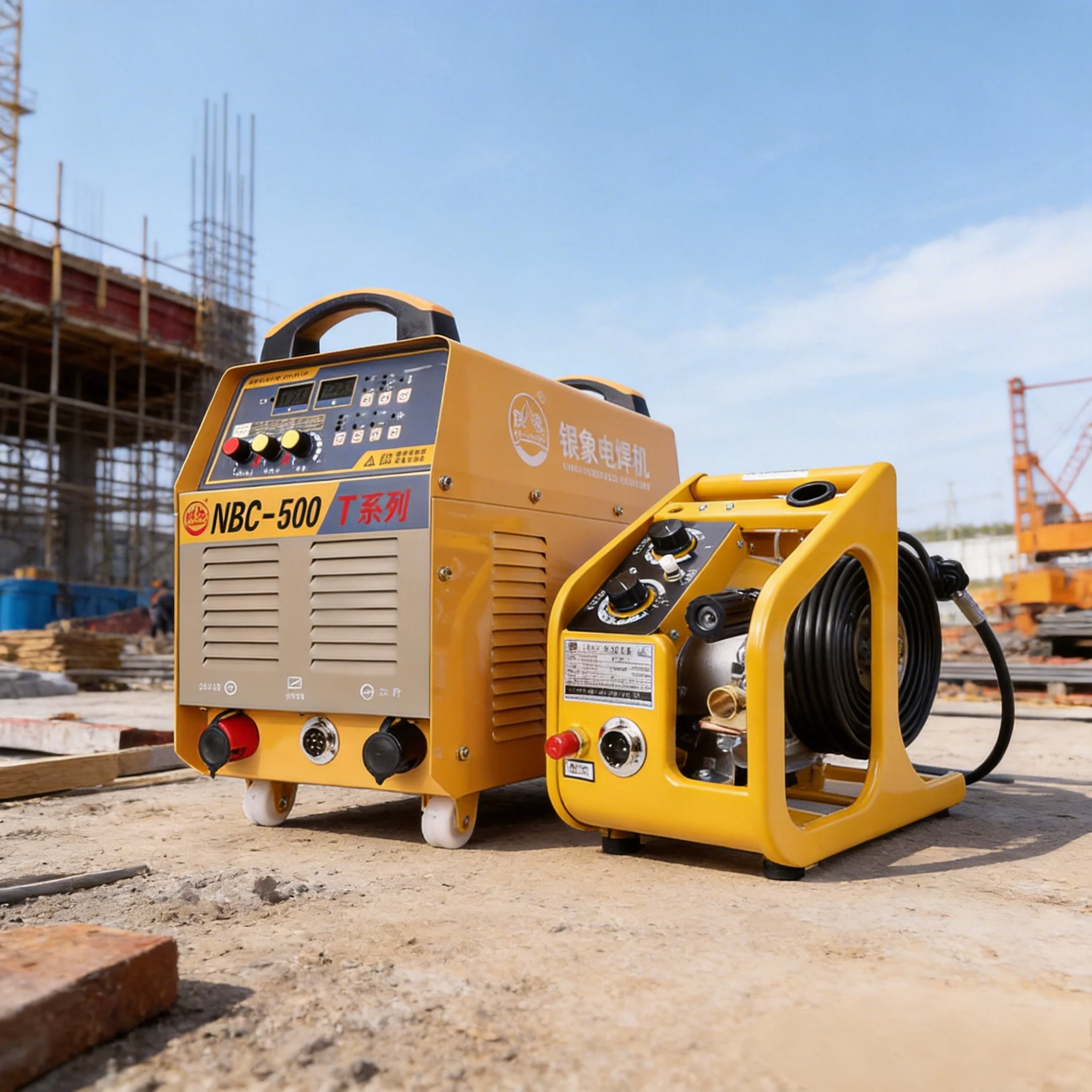 Professional Portable Easy Operate MMA Two-in-One Welding Machine Wire Feeder 500A -Splash Control Workshop Dedicated DC