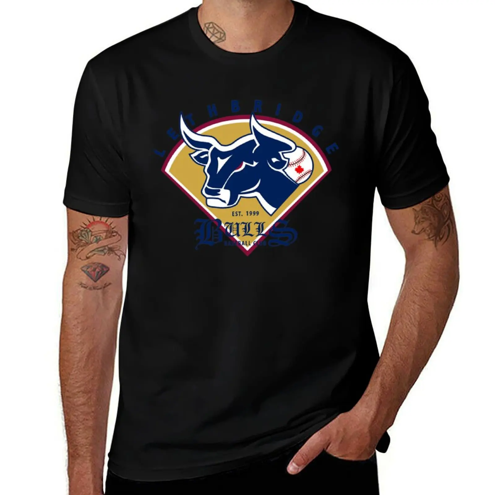 lb lethbridge bulls T-Shirt designer shirts street wear clothes for men