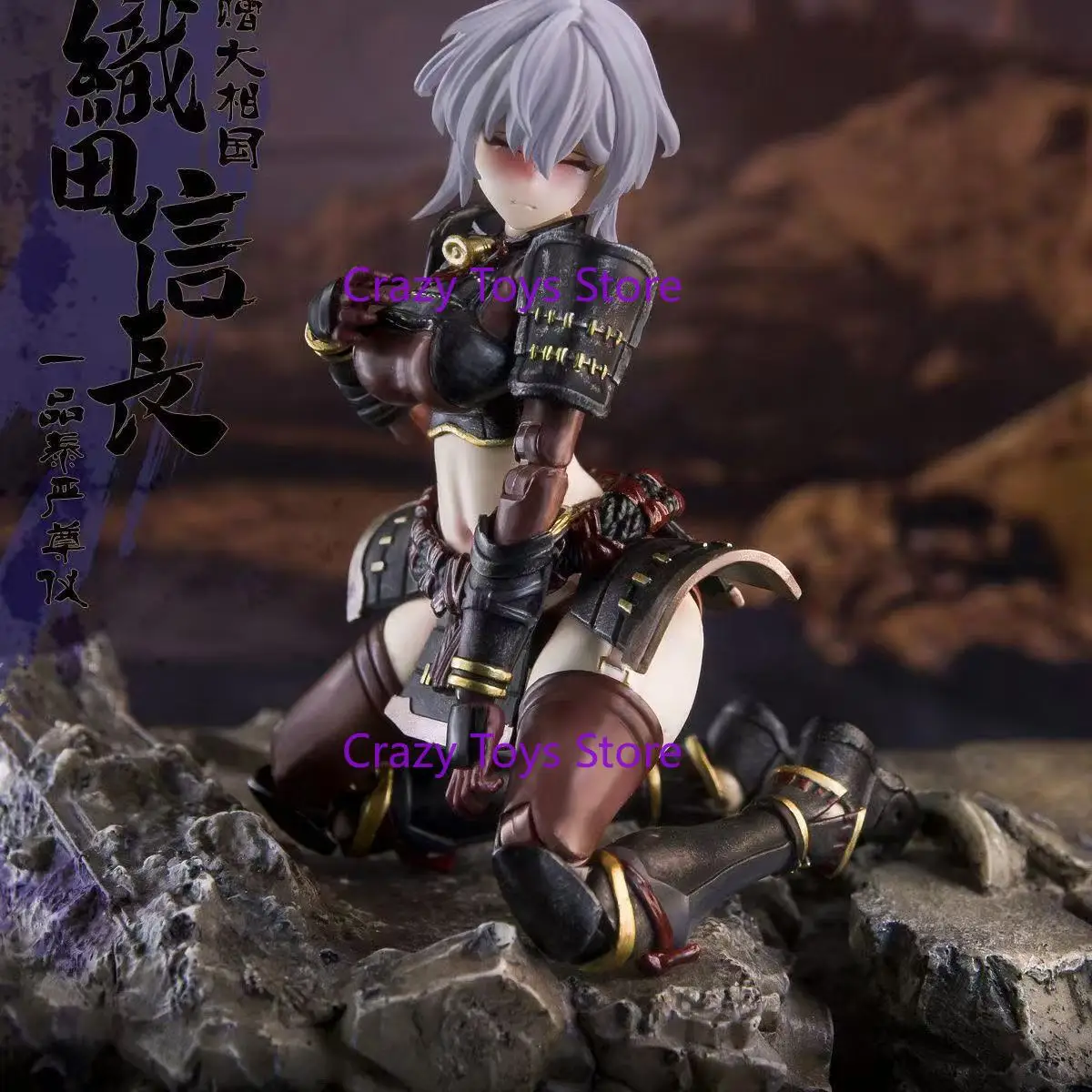 Em estoque keepgoing escala 1/12 sengoku g oca nobunaga versão feminina demônio rei conjunto completo 6 Polegada modelo de figura de ação soldado