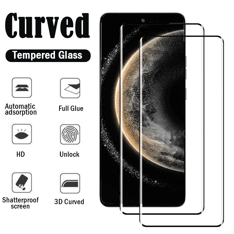

3D Curved Tempered Glass for Huawei Mate 70 Air Full Glue Screen Protector for Mate X7 X6 X5 High Definition Protective Film