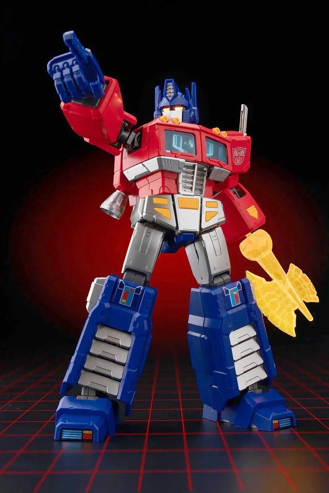 Em estoque Blokees Optimus Prime Megatron Action Edition Montagem Modelo Móvel Brinquedo Transformação G1 Lt-01 Op Bloks Group