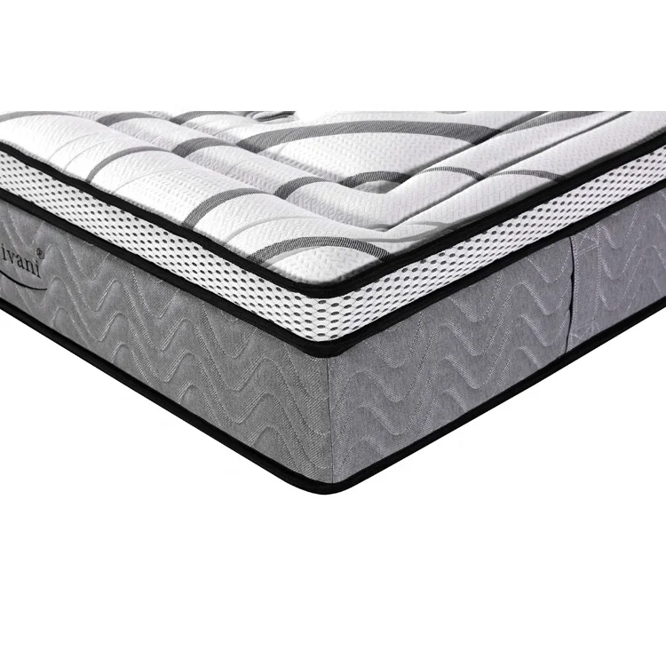 OEM ODM Factory Roll Pack Mattress in a Box Customized Color Size High Quality Memory Foam Compress Spring Mattress