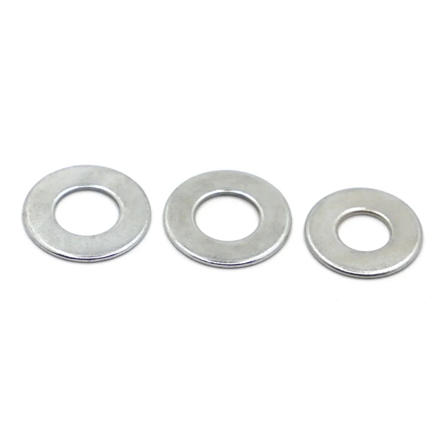 DIN125 M2 M2.5 M3 M3.5 M4 M5 M6 M8 M10 M12 M14 M16 Zinc-plated Steel  Flat Washer Plain Washer Flat Gasket Rings